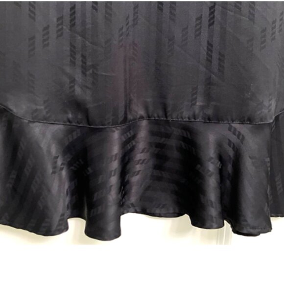 RAFFINÉ Vintage Silhouette Midi-Length Skirt, Silk Blend, Handsewn/Tailored SM - Picture 3 of 16